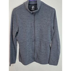 Sketchers Women's Long Sleeve Full Zip Activewear Top Gray Size Large